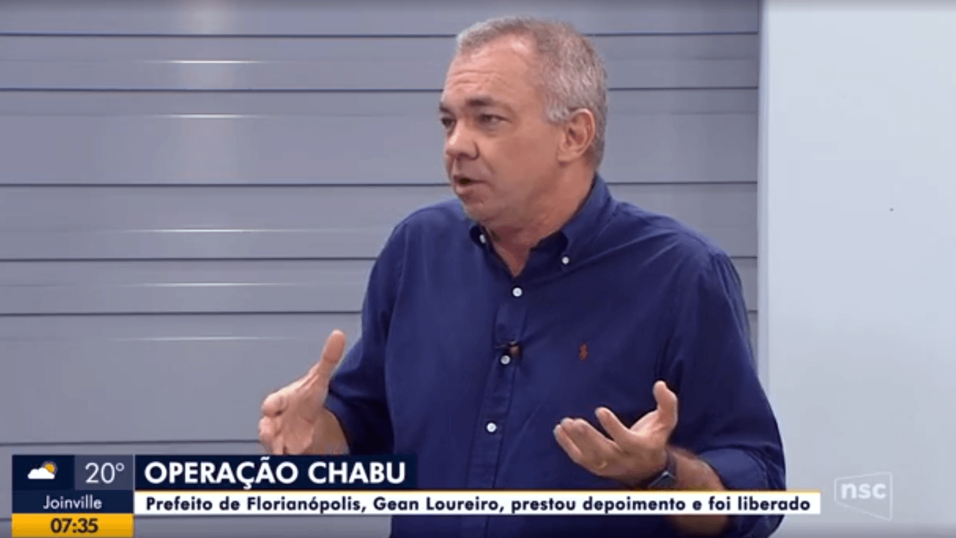Gean Loureiro dá entrevista na NSC nesta quarta (19/6)