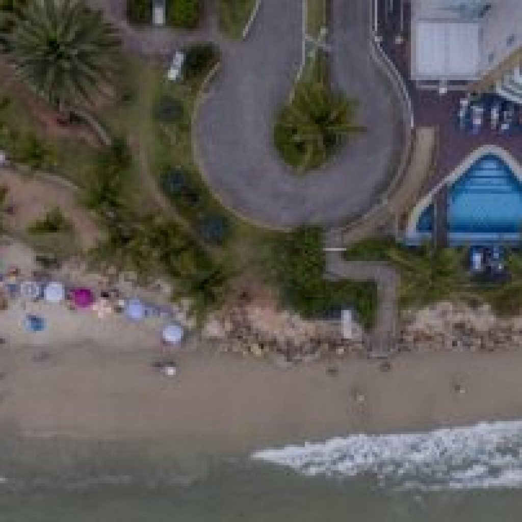 Orla da praia de Canasvieias, no Norte da Ilha.