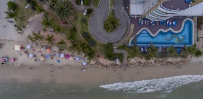 Orla da praia de Canasvieias, no Norte da Ilha.